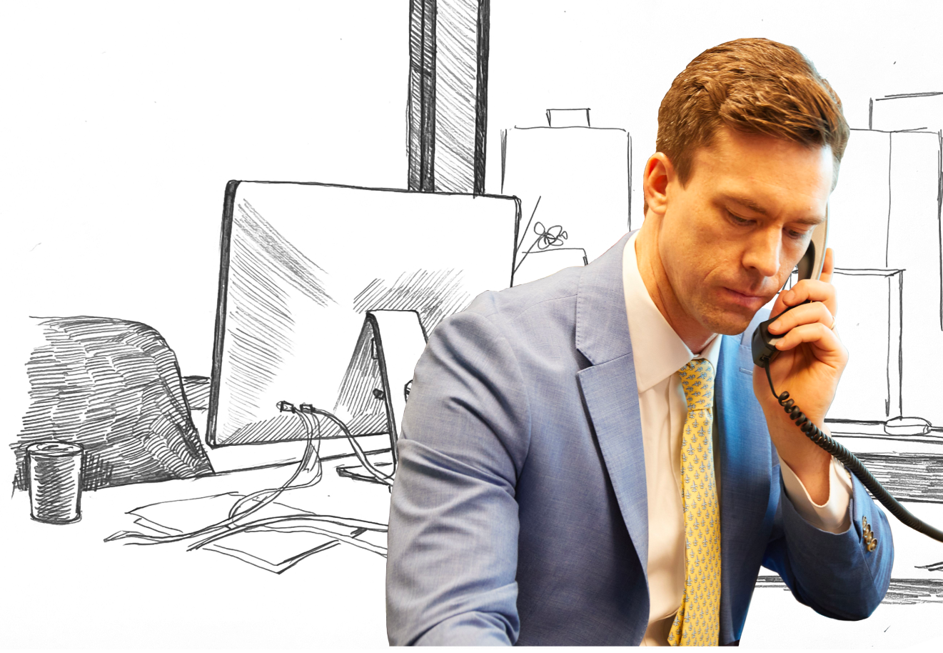 matthew rogenes on the phone